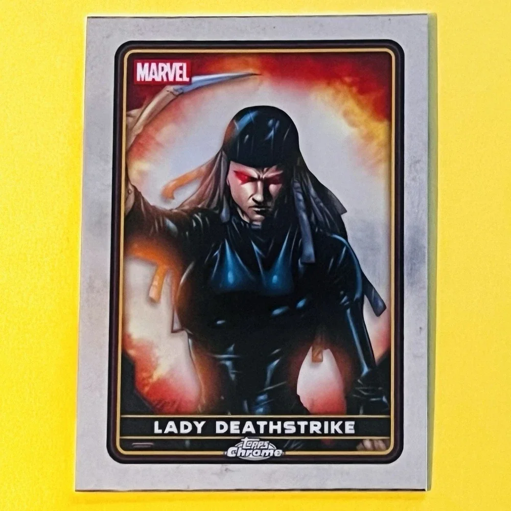 2025 Topps Chrome‎ Deadpool & Wolverine #13 Lady Deathstrike Base Marvel